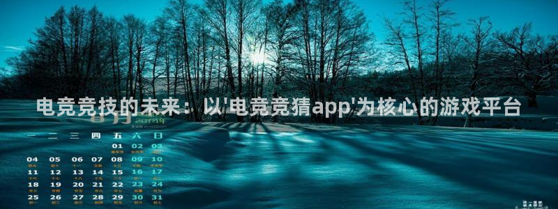 易游电竞解说：电竞竞技的未来：以\'电竞竞猜app\'为核心的游戏平台